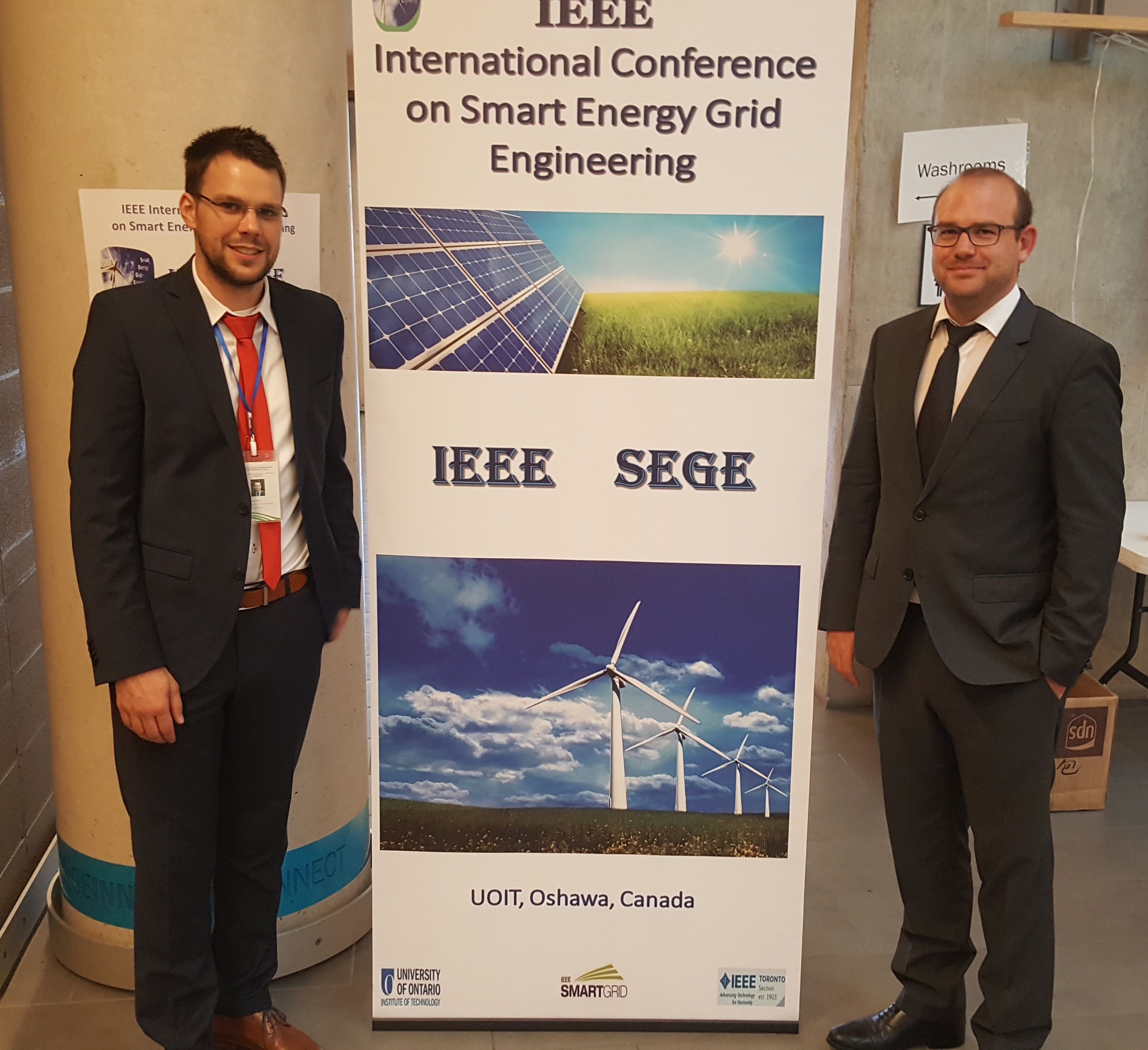 Zum Artikel "24.08.2016: Best Paper Award für Johannes Bürner und Thomas Braun auf der IEEE SEGE 2016 in Oshawa, Canada"