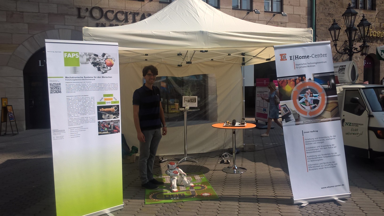 Zum Artikel "22-23.07.16 Biomechatronik und E|Home-Center auf der Technikmeile in Nürnberg"