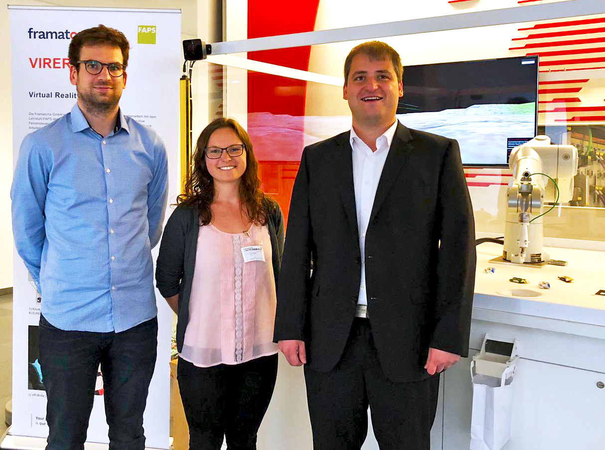 Zum Artikel "25.-29.06.2018: Framatome Innovation Week | Ausstellung der Mixed Reality gestützten Teleoperation und Trends der Robotik"