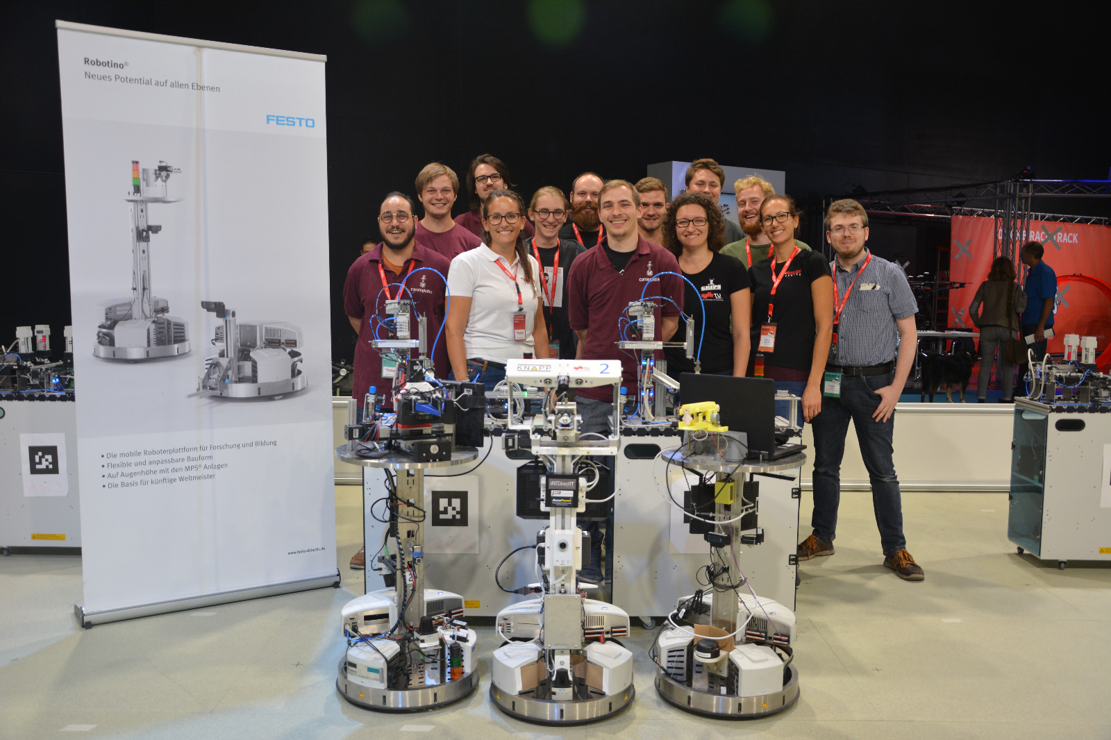 Zum Artikel "29.08.-02.09.18: RoboCup Logistics-Team präsentiert interessierten Besuchern die “Zukunft schon heute”"