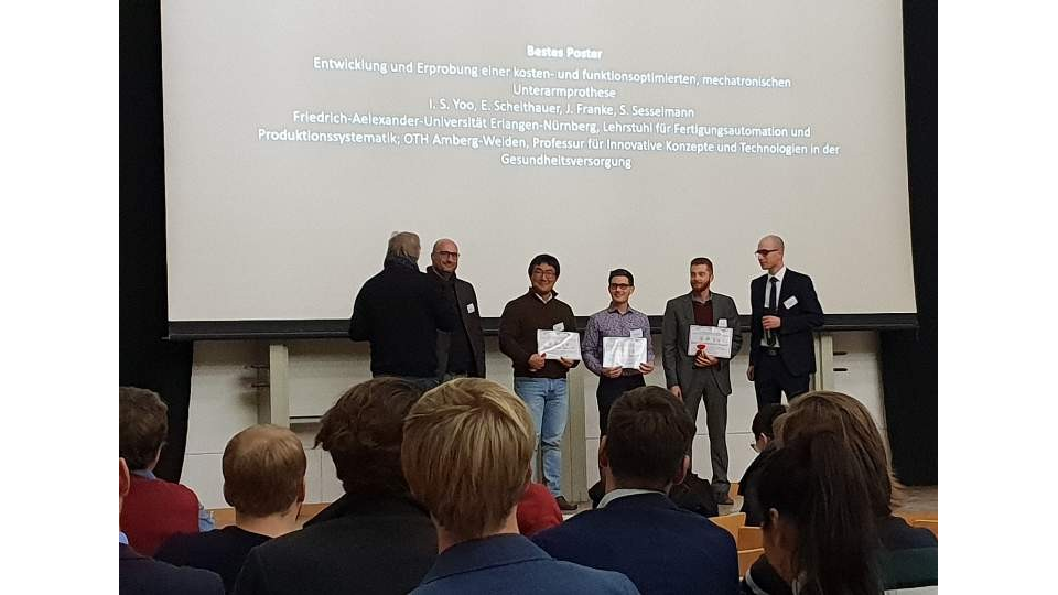Zum Artikel "12.12.2018: Best Poster Award der TCST18 in Hamburg für In Seong Yoo"