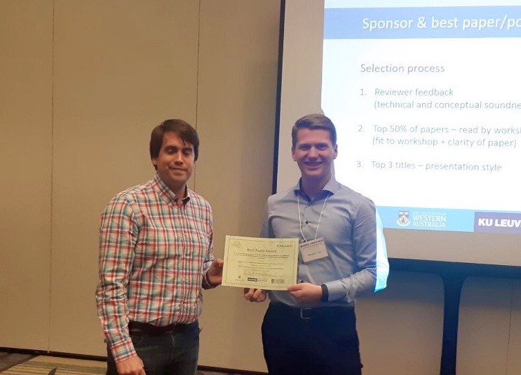 Zum Artikel "19.12.2019: Best Paper Award der AMV2019 in Boca Raton, Florida für Benjamin Lutz"