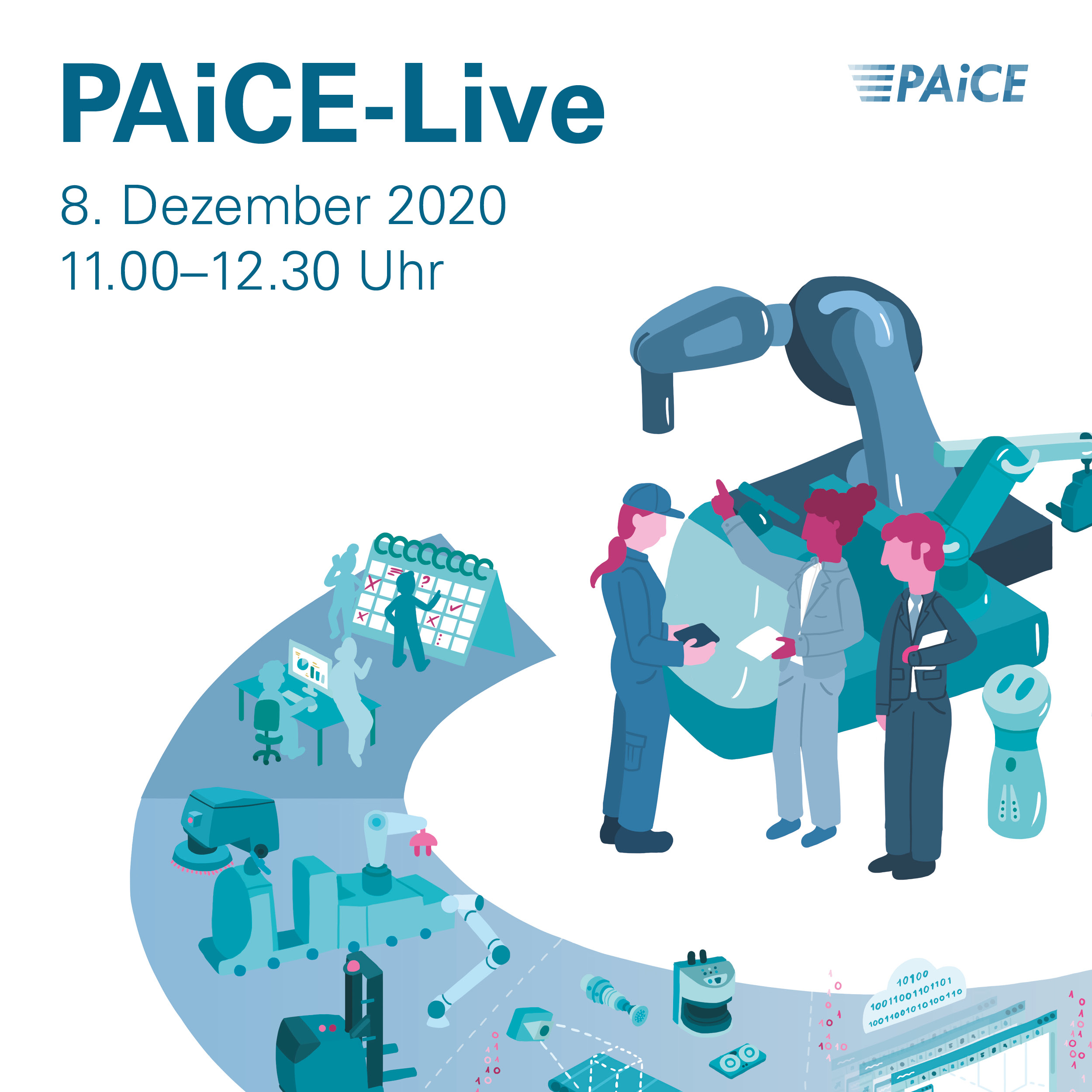 Zum Artikel "08.12.2020: Eike Schäffer präsentiert ROBOTOP auf dem Live-Event und der virtuellen Robotik-Messe des Technologieprogramms PAiCE des BMWi"