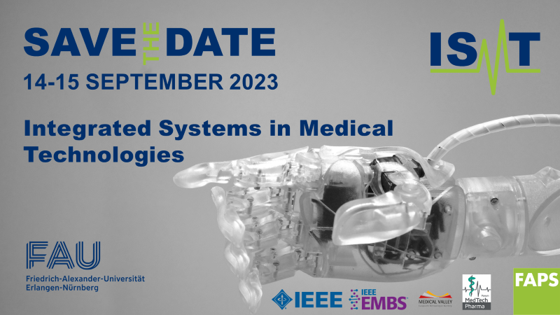 Zum Artikel "22.08.2023: Last-Minute-Anmeldungen für die Konferenz “Integrated Systems in Medical Technologies” 2023 noch möglich!"