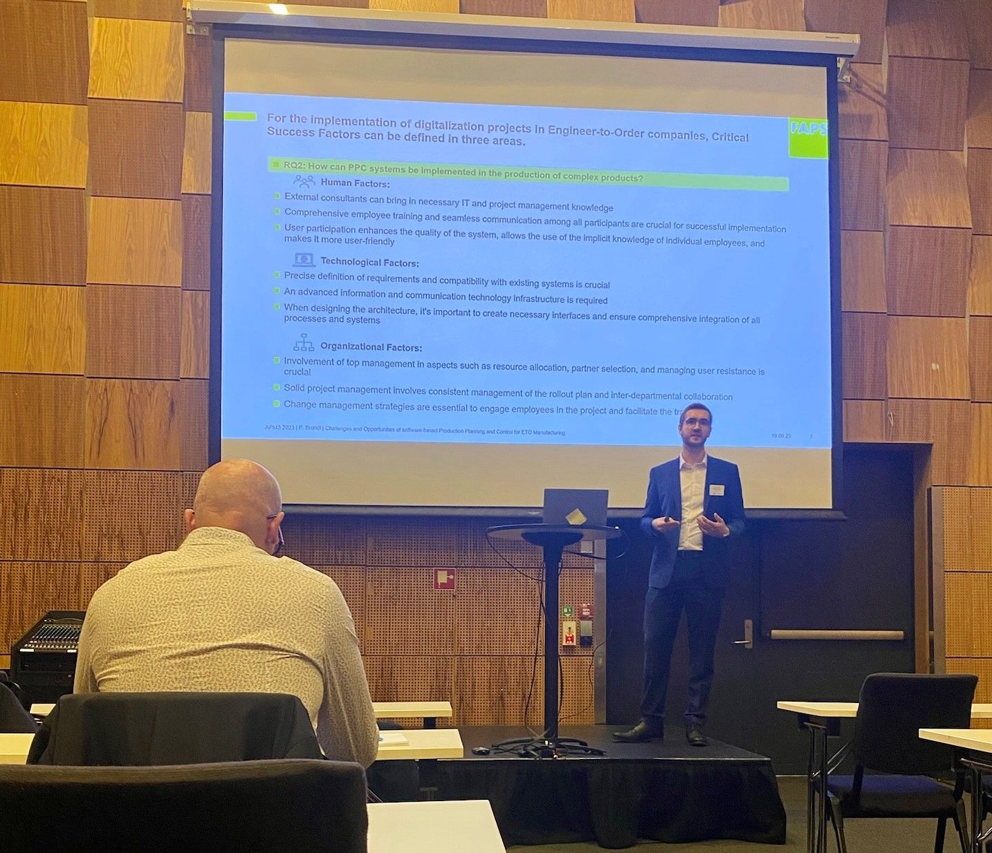 Zum Artikel "17.-21.09.2023: FAPS auf “Advances in Production Management Systems (APMS) 2023” in Trondheim vertreten"