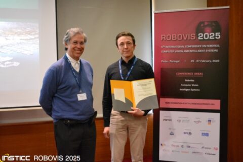Zum Artikel "27.02.2025: Best Student Paper Award der ROBOVIS für Helmut Engelhardt"