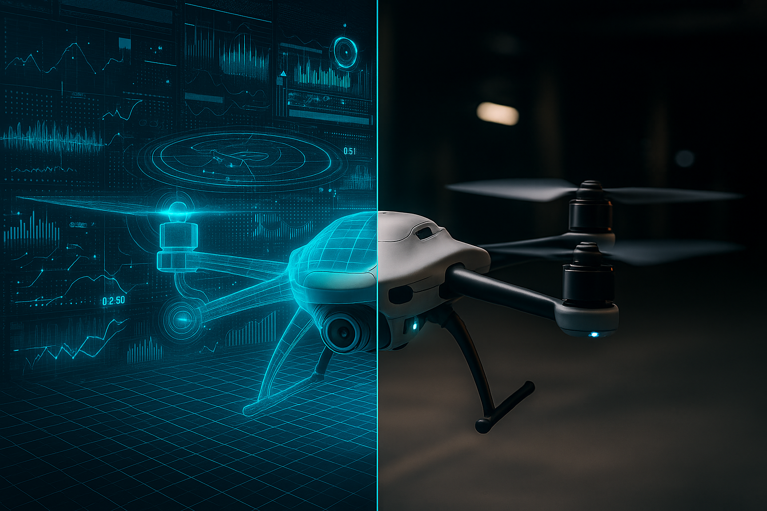 Modellbildung und Abstraktion der Flugdynamik einer autonomen Drohne